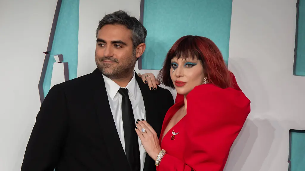 Joker-Folie-a-Deux-UK-Premiere-Arrivals-LONDON-UNITED-KINGDOM-SEPTEMBER-25-Lady-Gaga-and-Michael-Polansky-attend-the-UK-Premiere-of-Joker-Folie-a-Deux-at-the-Cineworld-Leicester-Square-in-London-United-Kingdom-on-September-25-2024-Ingiltere-World-Editorial-use-only-Please-get-in-touch-for-any-other-usage