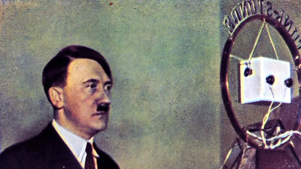 Adolf-Hitler-speaks-on-radio-in-Berlin-circa-1934