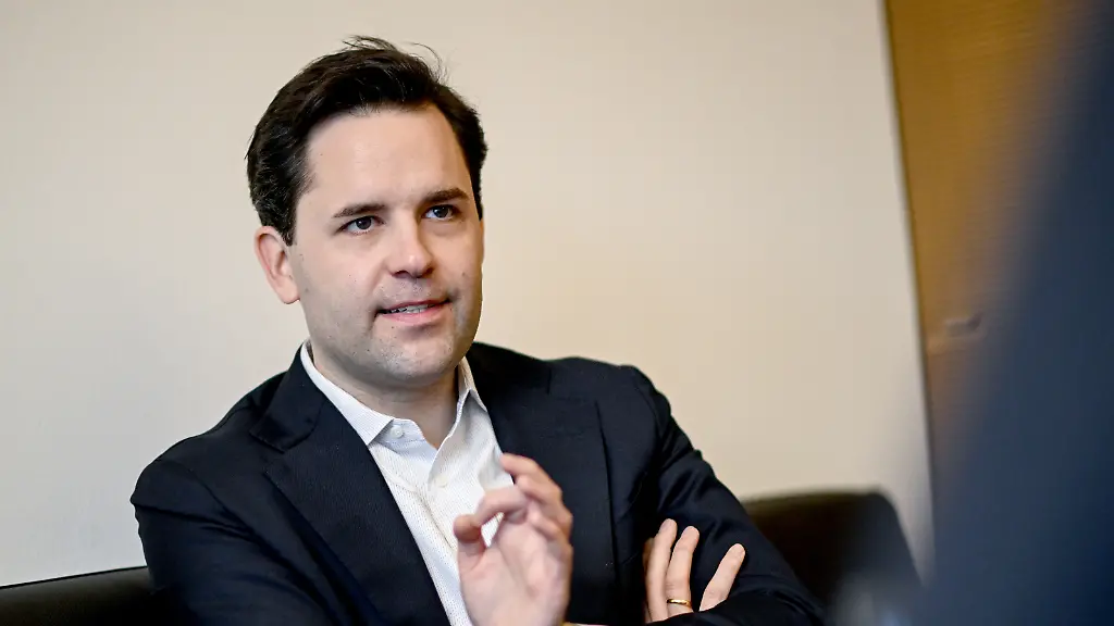 Johannes-Winkel-Bundesvorsitzender-der-Jungen-Union-JU-bei-einem-dpa-Interview