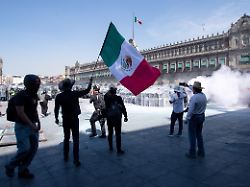 Unmut über Sicherheitspolitik: Verletzte und Festnahmen bei Demonstration in Mexiko-Stadt