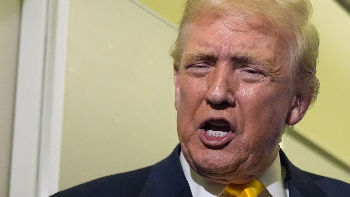 Trump sagt nicht Krise, aber er redet darüber Trump sagt nicht Krise, aber er redet darüber