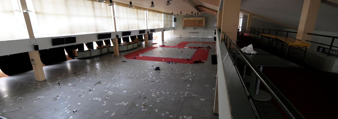 Die Veranstaltung wurde abgebrochen.