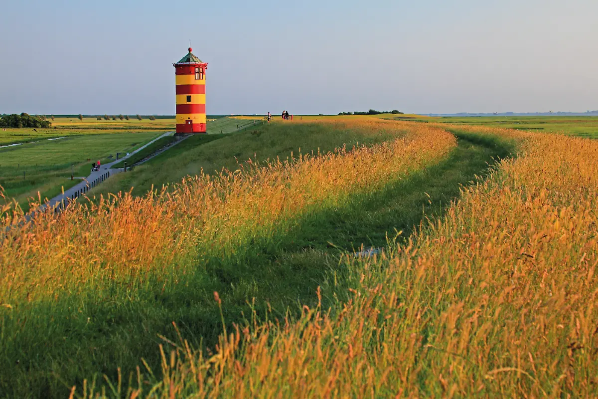 Deutschland-Niedersachsen-Krummhoern-Pilsum-Nordsee-Ostfriesland-Pilsumer-Leuchtturm