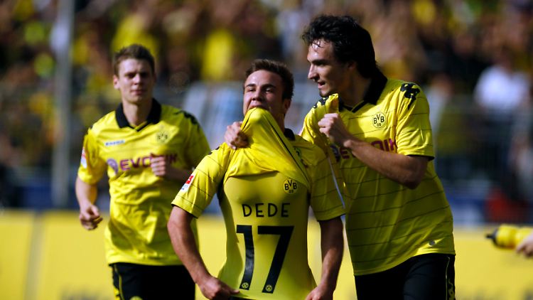 Mario Götze erzwang den 1:1-Ausgleich und leitete damit den BVB-Triumph ein.
