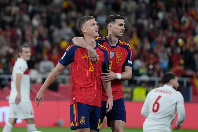 November-18-2025-Sevilla-Sevilla-Spain-Dani-Olmo-of-Spain-celebrates-a-goal-during-the-FIFA-World-Cup-WM-Weltmeisterschaft-Fussball-2026-qualifier-football-match-Group-E-played-between-Spain-and-Turkey-at-Estadio-de-La-Cartuja-on-November-18-2025-in-Sevilla-Spain