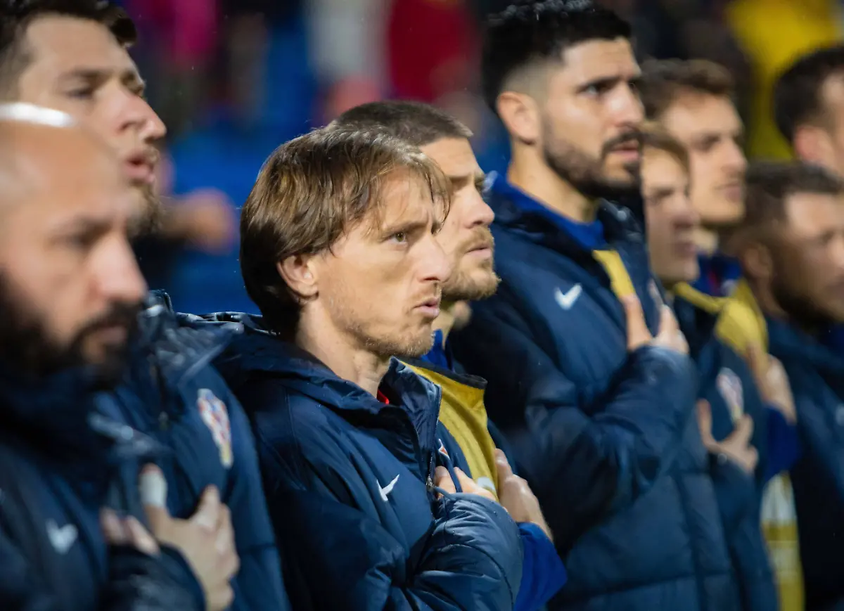 CALCIO-UEFA-Campionato-Europeo-Montenegro-vs-Croatia-Luka-Modric-Croatia-at-Podgorica-City-Stadium-against-Montenegro-in-European-Qualifiers-for-FIFA-World-Cup-WM-Weltmeisterschaft-Fussball-2026