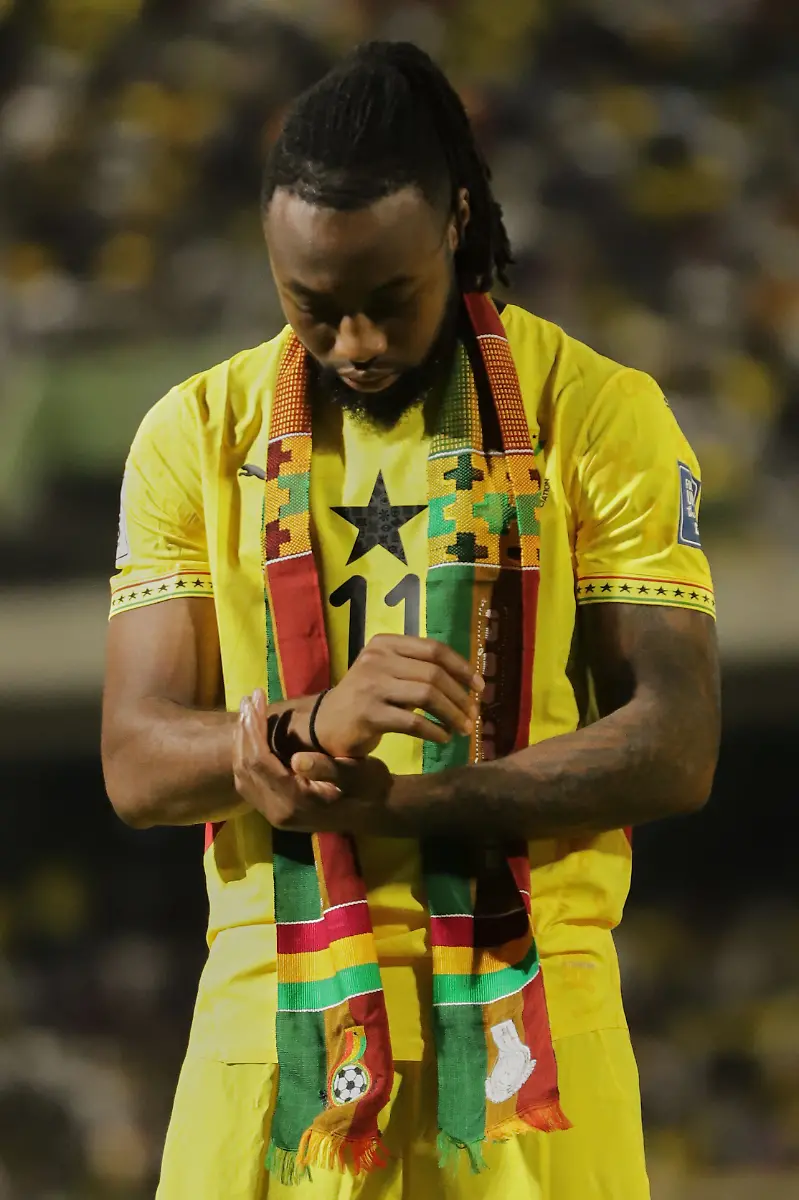 Ghana-s-Antoine-Semenyo-stands-during-the-playing-of-the-Ghana-national-anthem-before-the-2026-World-Cup-qualifying-match-against-Comoros-at-the-Accra-Sports-Stadium-in-Accra-Ghana-Sunday-Oct-12-2025