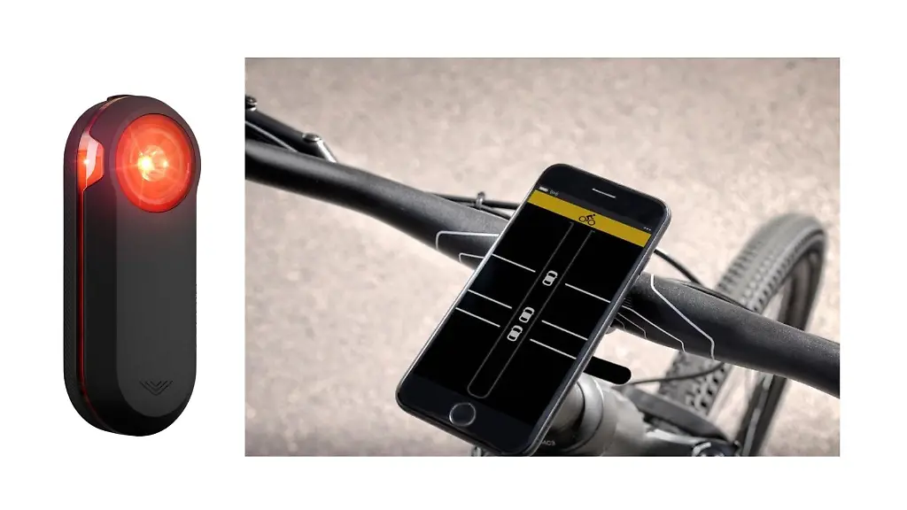 Mit-einem-Fahrrad-Radar-wird-der-rueckwaertige-Verkehr-fuer-Radler-sichtbar