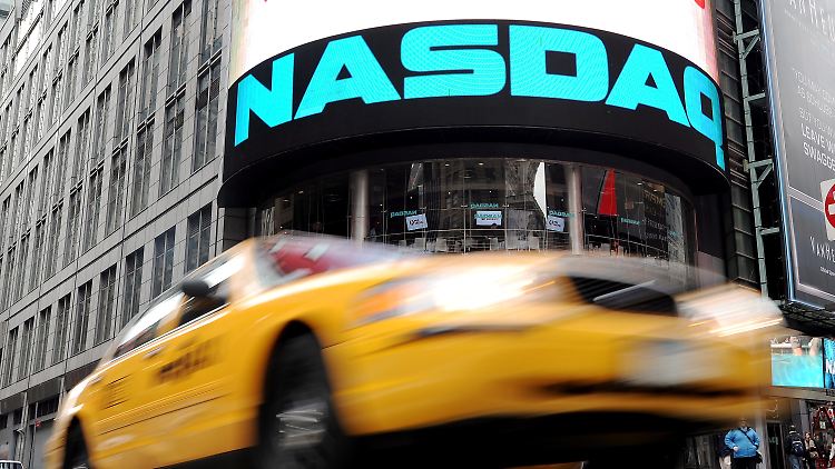 So "New York" wie das Taxi: Die Nasdaq an ihrem Hauptsitz in Manhattan.