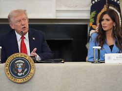 Pläne für Umbau nach erstem Jahr: Bericht: Trump will Minister austauschen – Noem könnte ersetzt werden