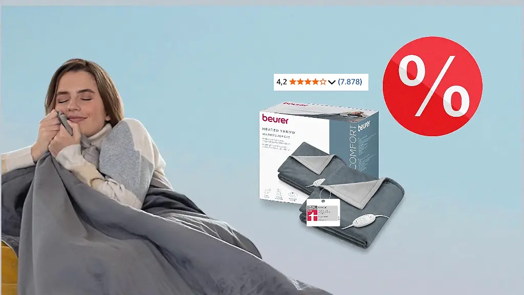 Beurers-HD-75-sorgt-mit-sechs-Waermestufen-und-flauschigem-Material-fuer-gemuetliche-Winterabende-jetzt-zum-halben-Preis