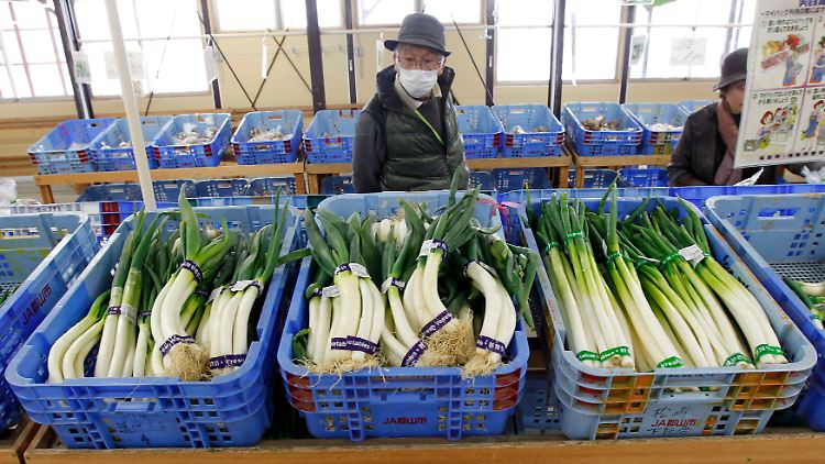 Japanisches Gemüse wurde zum Teil verstrahlt.