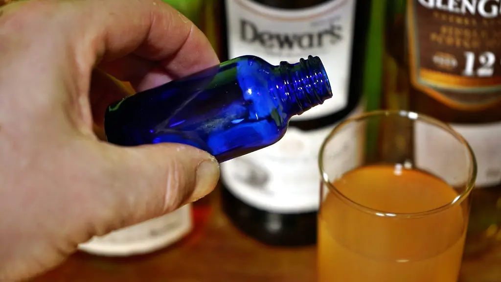 07-11-2022-Symbolfoto-KO-Tropfen-werden-in-ein-Glas-geschuettet