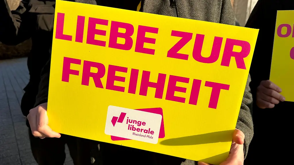 Die-Jungen-Liberalen-stimmten-sich-vor-dem-Parteitag-mit-einer-Plakataktion-auf-den-Wahlkampf-ein