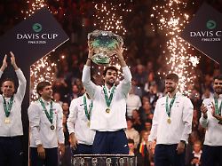 Es klappt auch ohne Sinner: Italien macht Titel-Hattrick im Davis Cup perfekt