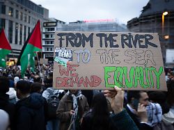 Sodišče razlikuje med propalestinskimi parolami in kritiko Izraela