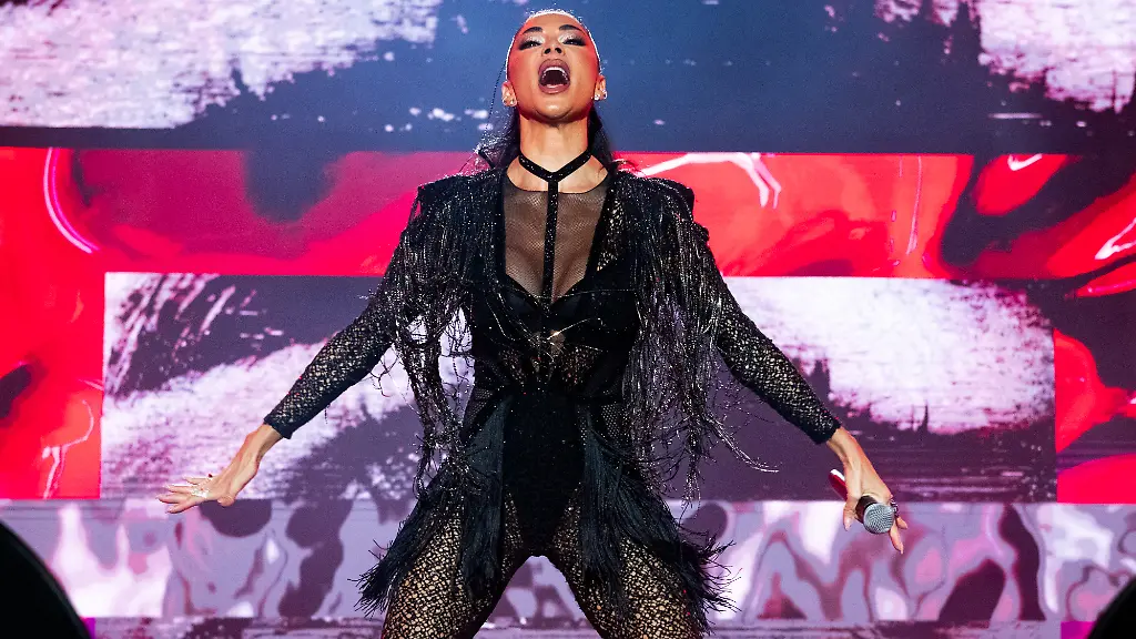 BAKU-AZERBAIJAN-JULY-23-Nicole-Scherzinger-performs-during-Dream-Fest-2025-at-Sea-Breeze-on-July-23-2025-in-Baku-Azerbaijan