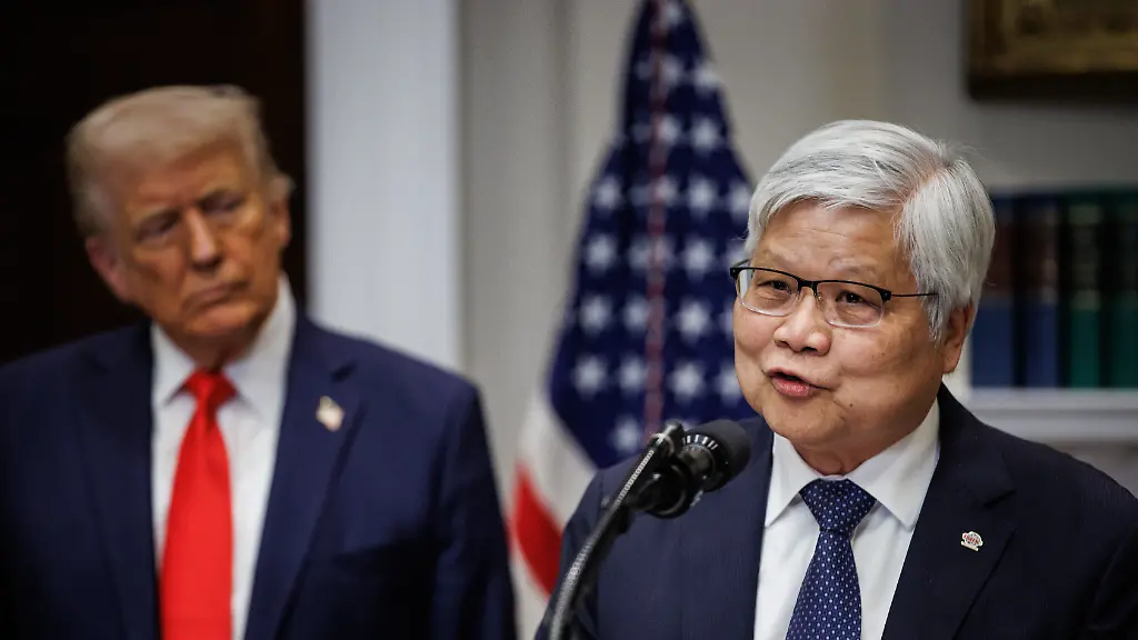 Taiwan-Semiconductor-Manufacturing-Company-TSMC-CEO-C-C-Wei-speaks-alongside-United-States-President-Donald-Trump-after-he-announced-a-100-billion-U-S-investment-by-TSMC-in-the-Roosevelt-Room-of-the-White-House-on-March-3-2025-in-Washington-D-C-TSMC-is-the-leading-manufacturer-of-high-end-semiconductor-chips-in-the-world