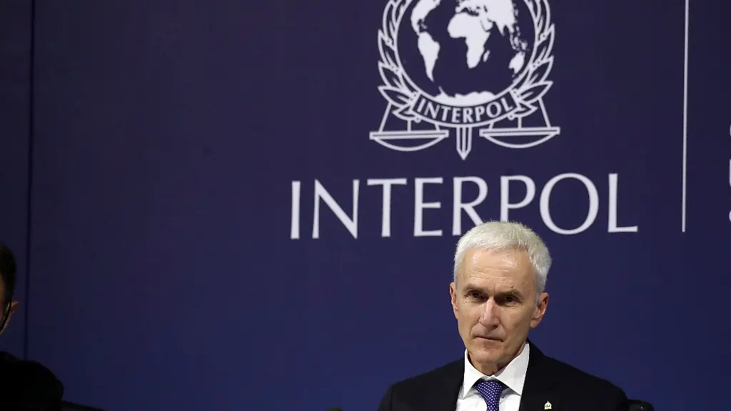 Juergen-Stock-Interpol-secretary-general-speaks-to-the-media-at-92nd-Interpol-general-assembly-in-Glasgow-Scotland-Monday-Nov-4-2024