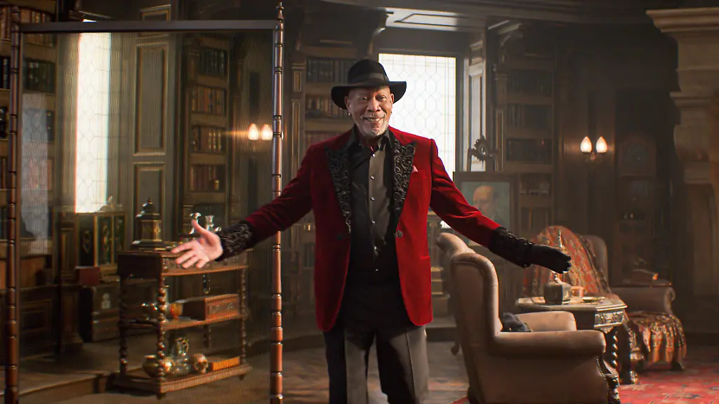 Morgan-Freeman-USA-Morgan-Freeman-in-CLionsgate-new-film-Now-You-See-Me-3-2025-Plot-A-diamond-heist-reunites-retired-Horsemen-illusionists-with-new-performers-Greenblatt-Smith-and-Sessa-as-they-target-dangerous-criminals-LMK106-J11408-131125-Supplied-by-LMKMEDIA-Editorial-Only-Landmark-Media-is-not-the-copyright-owner-of-these-Film-or-TV-stills-but-provides-a-service-only-for-recognised-Media-outlets