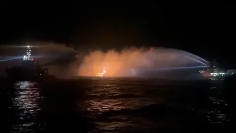 Russland_Öltanker_Feuer