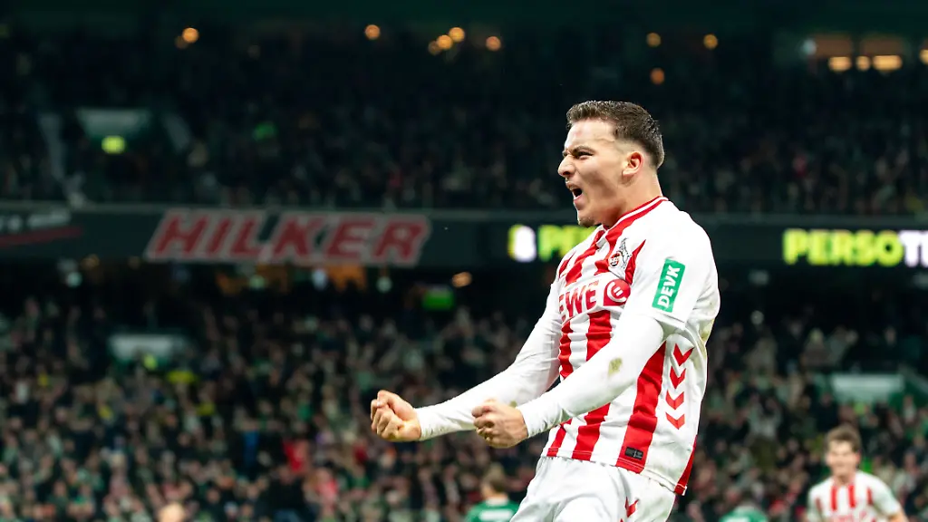 Tor-goal-zum-1-1-Said-El-Mala-1-FC-Cologne-13-jubelt-Jubel-GER-SV-Werder-Bremen-vs-1-FC-Cologne-Fussball-Bundesliga-Bundesliga-Spieltag-12-Saison-2025-2026-29-11
