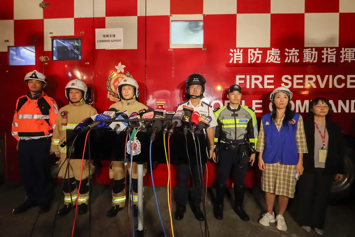 Representatives-from-different-government-departments-briefing-the-case-on-November-26-2025-in-Hong-Kong