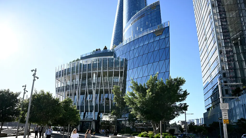 CROWN-CASINO-STOCK-A-general-view-of-the-Crown-Sydney-Casino-in-Sydney-Tuesday-April-23-2024