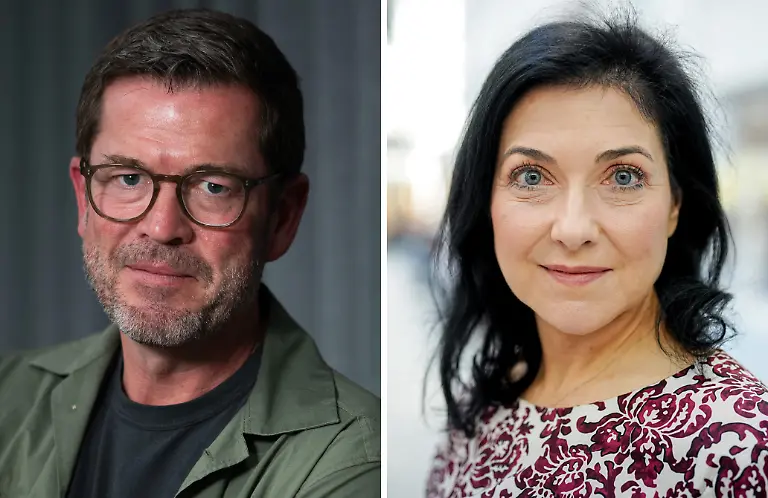 KOMBO-Karl-Theodor-zu-Guttenberg-l-ehemaliger-Verteidigungs-sowie-Wirtschaftsminister-Archivfoto-vom-05-10-2023-und-Katherina-Reiche-designierte-Bundesministerin-fuer-Wirtschaft-und-Energie-Foto-vom-28-04-2025-Katherina-Reiche-und-Karl-Theodor-zu-Guttenberg-sind-ein-Paar-Es-sei-richtig-dass-seine-Mandanten-bereits-vor-geraumer-Zeit-eine-Beziehung-eingegangen-sind-teilte-der-Anwalt-von-Reiche-und-Guttenberg-Christian-Schertz-der-Deutschen-Presse-Agentur-auf-Nachfrage-mit