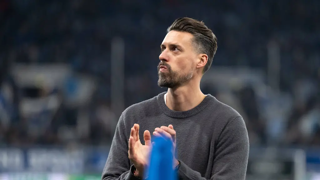 Nach-Spielende-Entaeuschung-frust-bei-Sandro-Wagner-FC-Augsburg-Cheftrainer-Trainer-Bedankt-sich-bei-den-mitgereisten-Fans-GER-TSG-1899-Hoffenheim-vs-FC-Augsburg-Fussball-Herren-1-Bundesliga-12-Spieltag-Spielzeit-2025-2026-29-11-2025-DFL-DFB-REGULATIONS-PROHIBIT-ANY-USE-OF-PHOTOGRAPHS-AS-IMAGE-SEQUENCES-AND-OR-QUASI-VIDEO-GER-TSG-1899-Hoffenheim-vs-FC-Augsburg-Fussball-Herren-1-Bundesliga-12-Spieltag-Spielzeit-2025-2026-29-11