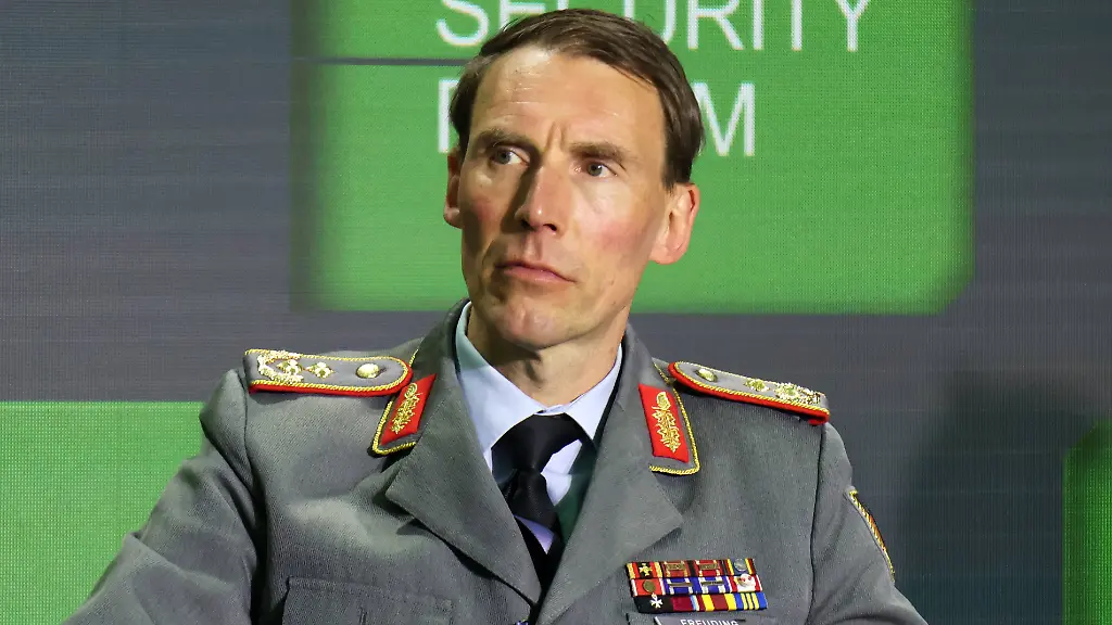 17th-Annual-Kyiv-Security-Forum-begins-in-Kyiv-Director-of-the-Joint-Planning-and-Command-Staff-at-the-Federal-Ministry-of-Defence-of-Germany-and-head-of-the-Special-Staff-for-Ukraine-Christian-Freuding-attends-the-17th-Annual-Kyiv-Security-Forum-Kyiv-Ukraine-on-May-8-2025