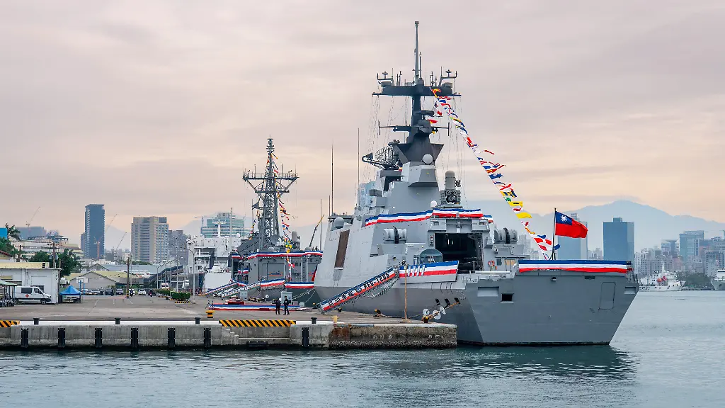 Taiwan-Schiffe-der-taiwanesischen-Marine-im-Hafen-von-Kaohsiung