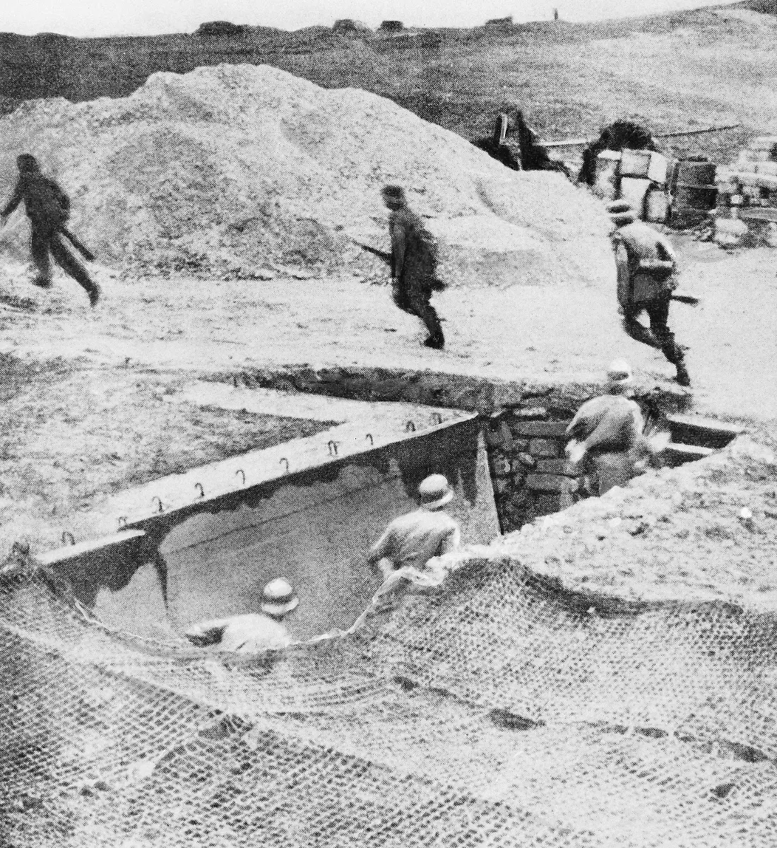 German-caption-said-it-was-camouflaged-exit-of-an-Army-Bunker-This-greatest-work-of-fortifications-of-all-times-is-composed-of-fortress-link-building-Bunkers-Pillboxes