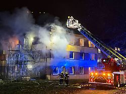 Nordrhein-Westfalen: Brand in Flüchtlingsunterkunft in Olpe