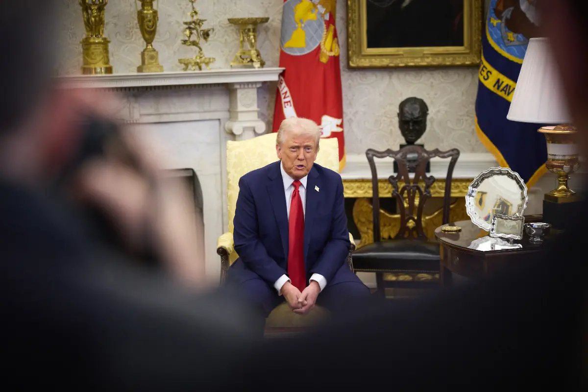 February-28-2025-Washington-Dc-United-States-U-S-President-Donald-Trump-remarks-during-a-very-tense-bilateral-meeting-with-Ukrainian-President-Volodymyr-Zelenskyy-at-the-Oval-Office-of-the-White-House-February-28-2025-in-Washington-D-C-Trump-turned-the-traditional-Ukraine-alliance-upside-down-siding-with-Russia-against-NATO-and-Europe