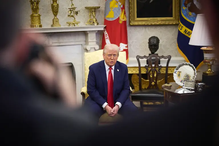 February-28-2025-Washington-Dc-United-States-U-S-President-Donald-Trump-remarks-during-a-very-tense-bilateral-meeting-with-Ukrainian-President-Volodymyr-Zelenskyy-at-the-Oval-Office-of-the-White-House-February-28-2025-in-Washington-D-C-Trump-turned-the-traditional-Ukraine-alliance-upside-down-siding-with-Russia-against-NATO-and-Europe