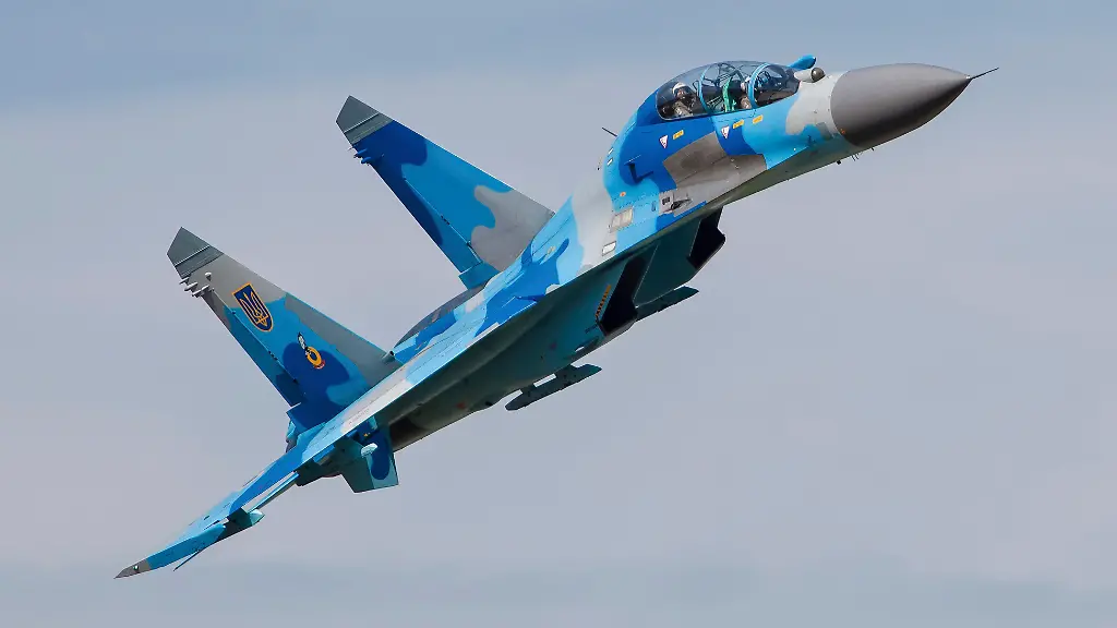 Ukrainian-Air-Force-Su-27-Flanker-jet-Hradec-Kralove-Czech-Republic