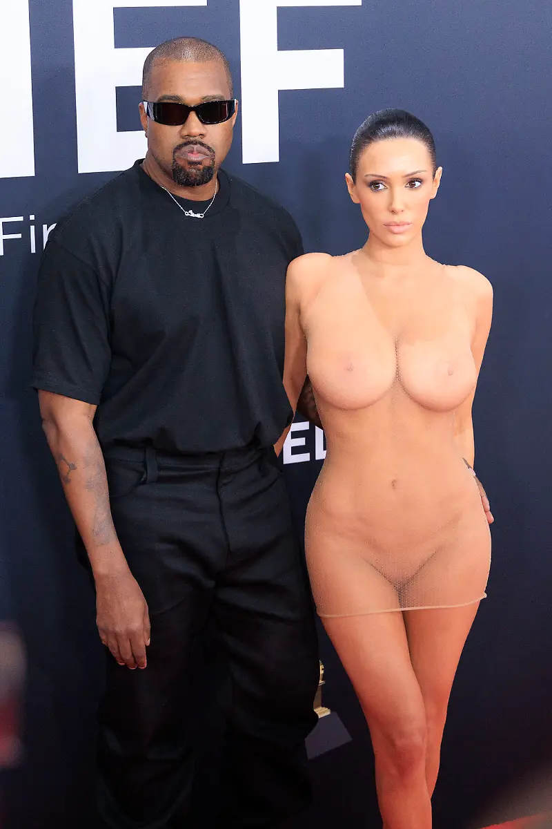 February-2-2025-Los-Angeles-California-USA-EDITOR-S-NOTE-Image-contains-nudity-Kanye-West-and-wife-Bianca-Censori-at-the-67th-Grammy-Awards-held-at-Crypto-com-Arena-in-Los-Angeles-California-on-Sunday-February-2-2025