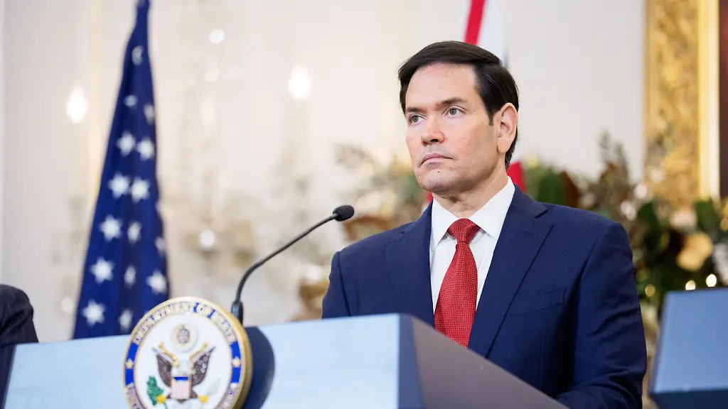 U-S-Secretary-of-State-Marco-Rubio-gives-remarks-during-a-joint-US-Australian-press-event-at-the-Department-of-State-in-Washington-D-C-on-Monday-December-8-2025-President-Trump-endorsed-a-deal-for-Australia-to-buy-US-made-nuclear-submarines