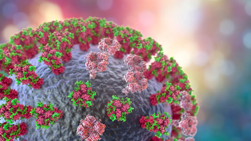 Influenza-virus-H3N2-3D-illustration-showing-surface-glycoprotein-spikes-hemagglutinin-and-neuraminidase
