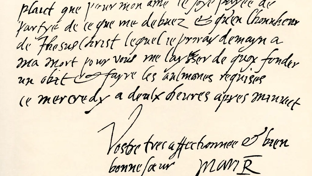 Extract-from-the-last-letter-of-Mary-Queen-of-Scots-to-the-king-of-France-Mary-Queen-of-Scots-1542-1587-aka-Mary-Stuart-or-Mary-I-of-Scotland-Queen-of-Scotland-and-Queen-consort-of-France-From-Britain-and-Her-Neighbours-1485-1688-published-1923