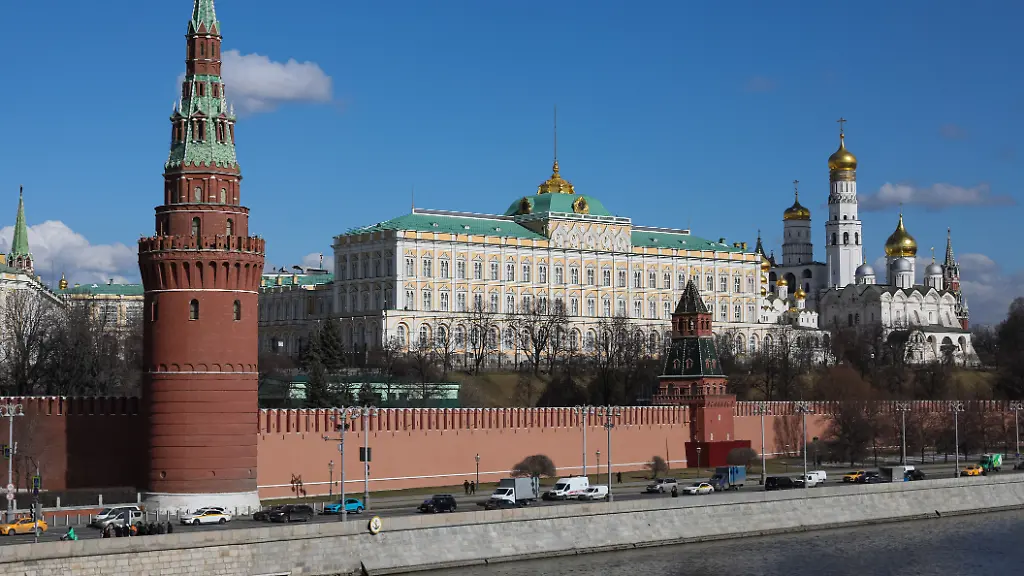 Eine-Aussenansicht-des-Kremls-in-Moskau-Russland