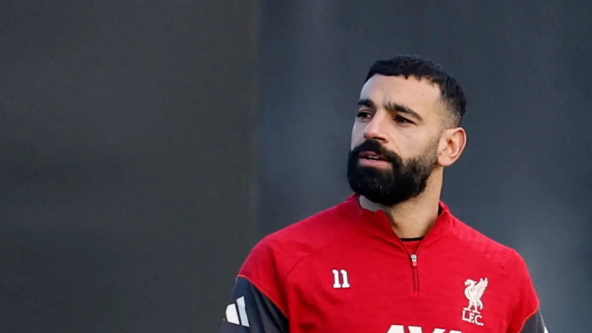 Soccer-Football-UEFA-Champions-League-Liverpool-Training-AXA-Training-Centre-Liverpool-Britain-December-8-2025-Liverpool-s-Mohamed-Salah-during-training-Action-Images-via-Reuters-Jason-Cairnduff