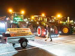 Sachsen: Landwirte protestieren gegen Preispolitik der Discounter