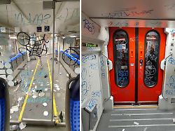 Zweimal an einem Tag: Fußballfans wüten in Regionalbahn und entkommen unerkannt