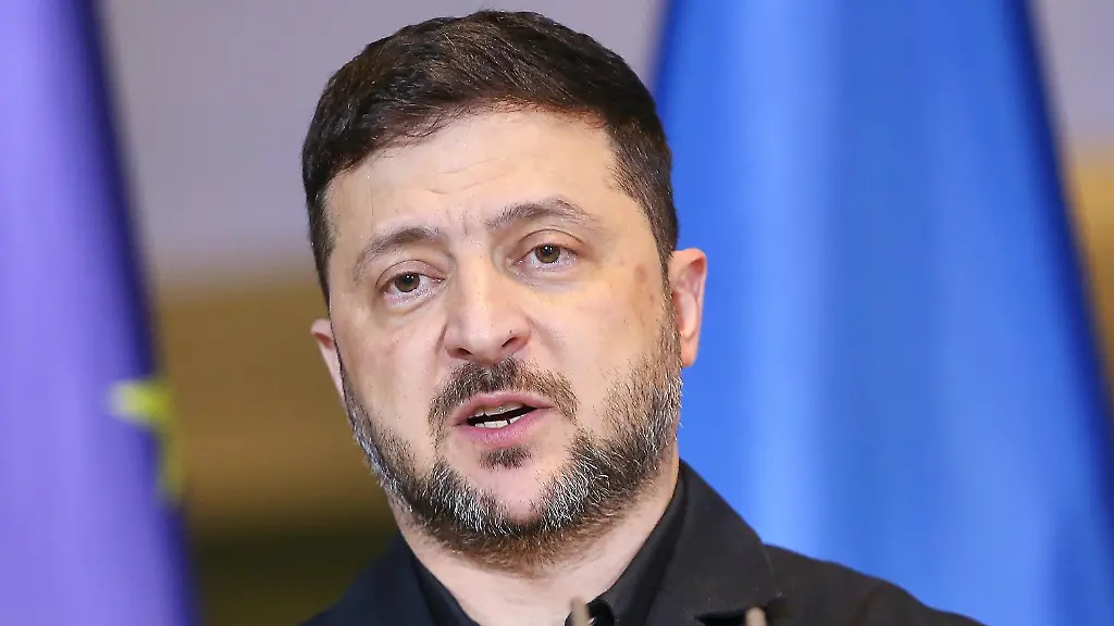 Berlin-Deutschland-Bundeskanzleramt-Besuch-des-ukrainischen-Praesidenten-Wolodymyr-Selenskyj