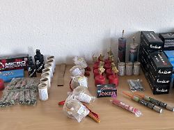 Sachsen-Anhalt: Zoll beschlagnahmt 115 Kilogramm Pyrotechnik