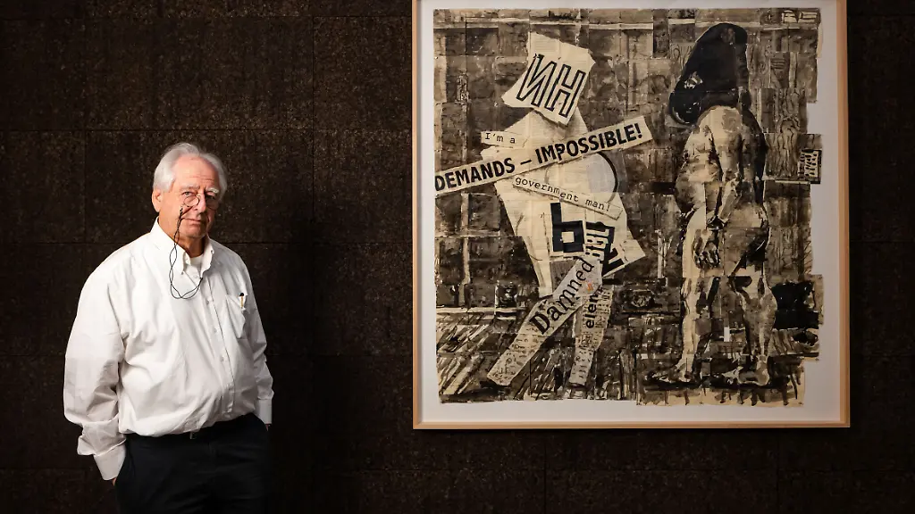 Portrait-William-Kentridge-WILLIAM-KENTRIDGE-LISTEN-TO-THE-ECHO-am-02-09-2025-im-Museum-Folkwang-in-Essen