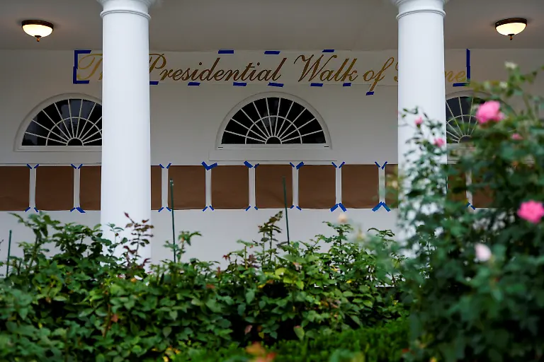 A-view-of-the-Presidental-Walk-of-Fame-at-the-White-House-in-Washington-D-C-September-21-2025