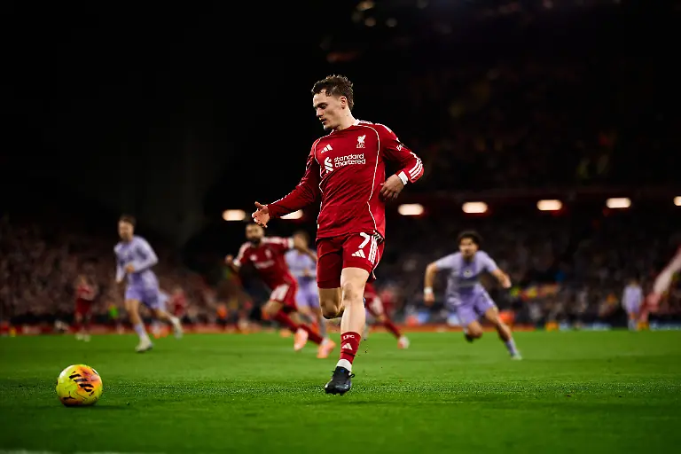 LIVERPOOL-DECEMBER-13-Florian-Wirtz-of-Liverpool-during-the-Premier-League-2025-match-between-Liverpool-and-Brighton-at-Anfield-Stadium-in-Liverpool-England